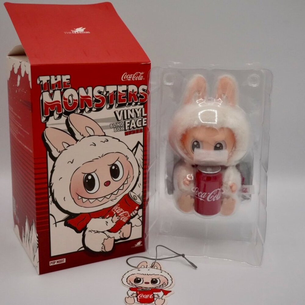 Pop Mart Labubu × Coca-Cola — The Monsters Vinyl Face “Happy Factor” | Open Box,